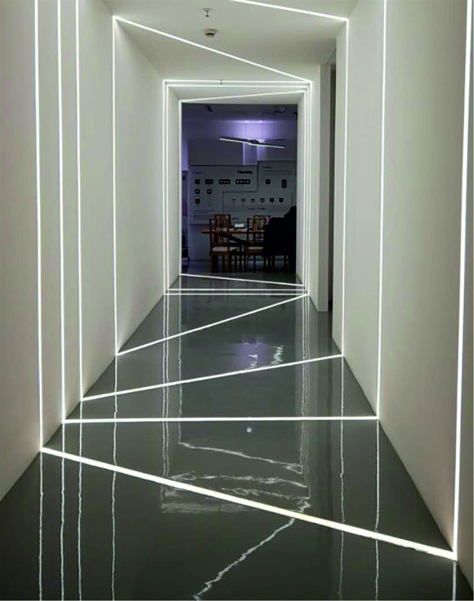 Профиль Juliano LED Tile Trim ALE805 Aluminium (3000мм) - Фото интерьеров №3