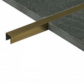 Профиль Juliano Tile Trim SUP10-2B-10H Gold  матовый (2700мм)