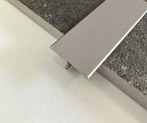 Профиль Juliano Tile Trim ST015-1S-8H-25W Silver (шляпка 25мм) (2700мм)